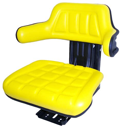 Vinyl Excavator Suspension Seat 